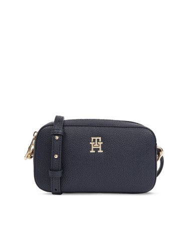 Tommy Hilfiger Дамска чанта Th Emblem Camera Bag AW0AW15179 Тъмносин