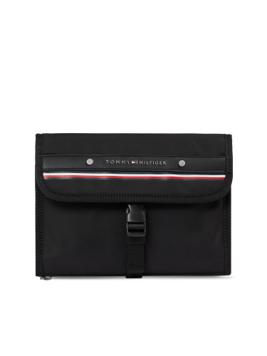 Несесер Tommy Hilfiger Th Central Repreve Washbag AM0AM11276 Черен