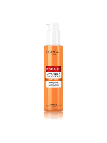 L'Oréal Paris Revitalift Clinical Vitamin C + Salicylic Acid Cleanser Почистваща пяна 150 ml