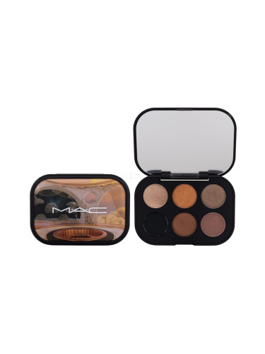MAC Connect In Colour Eye Shadow Palette Сенки за очи за жени 6,25 гр Нюанс Bronze Influence