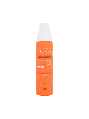 Avene Sun Spray SPF20 Слънцезащитна козметика за тяло 200 ml