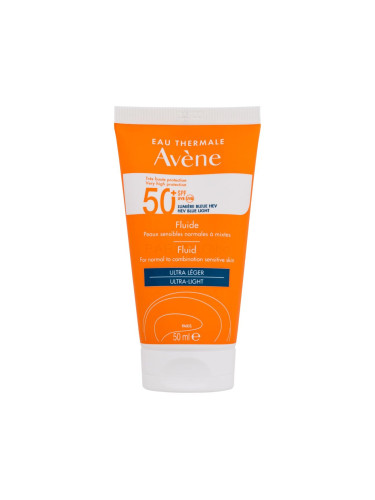 Avene Sun Fluid SPF50+ Слънцезащитен продукт за лице 50 ml