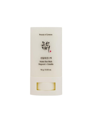 Beauty of Joseon Mugwort + Camelia Matte Sun Stick SPF50+ Слънцезащитен продукт за лице за жени 18 g