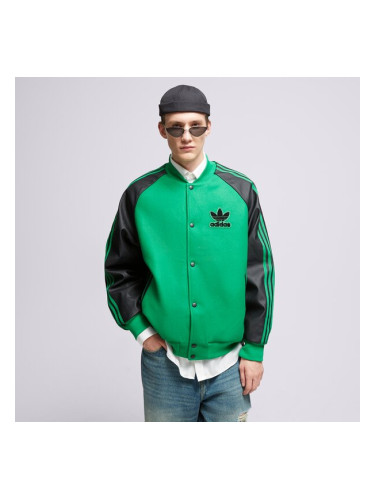 Adidas Яке Sst Varsity  мъжки Дрехи Пролетно-есенни якета HZ0696 Зелен
