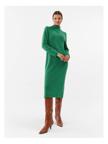 United Colors Of Benetton Плетена рокля 1235DV015 Зелен Comfort Fit