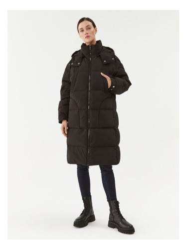 United Colors Of Benetton Зимно палто 2JF8DN02U Черен Regular Fit