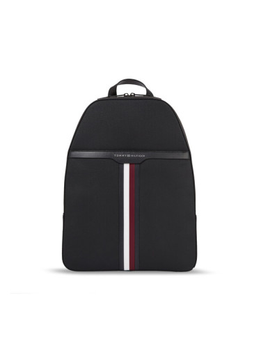 Tommy Hilfiger Раница Th Coated Canvas Backpack AM0AM11533 Черен