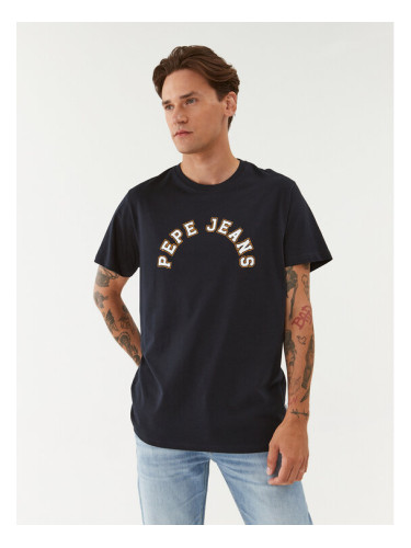 Pepe Jeans Тишърт Westend Tee PM509124 Тъмносин Regular Fit