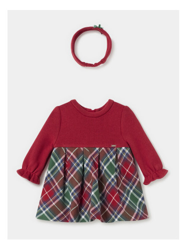 Mayoral Ежедневна рокля 2.862 Червен Regular Fit