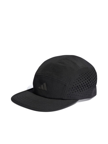 Шапка с козирка adidas Running x 4D HEAT.RDY Five-Panel Cap HY0672 Черен