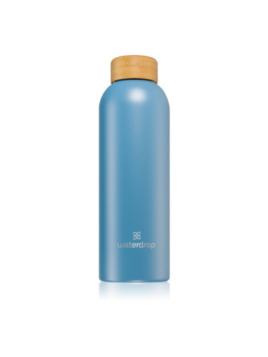 Waterdrop Thermo Steel неръждаема бутилка за вода боя Turquoise Matt 600 мл.