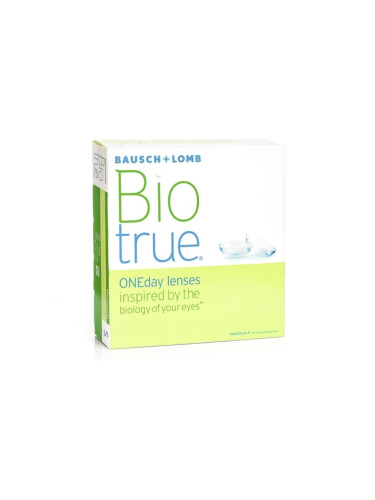 Biotrue ONEday (90 лещи) - еднодневни контактни лещи, сферични спорт, Nesofilcon A