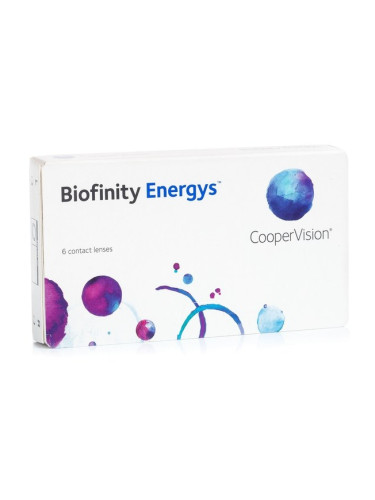 Biofinity Energys (6 лещи) - контактни лещи за продължително носене, силикон-хидрогелови сферични, Comfilcon A