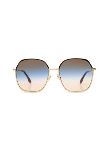 Victoria Beckham Vb206S 720 59 - квадратна слънчеви очила, дамски, златни