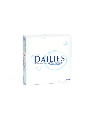 Focus Dailies All Day Comfort (90 лещи) - еднодневни контактни лещи, сферични спорт, Nelfilcon A