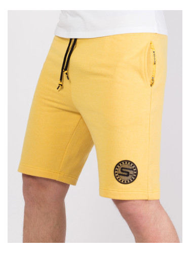 Жълт къс спортен панталон