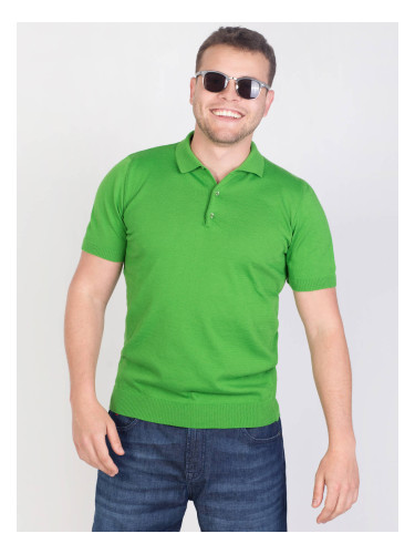 Зелена тениска от фино плетиво