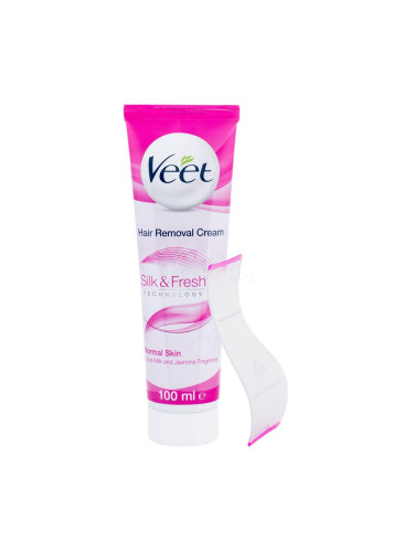 Veet Silky Fresh Normal Skin Продукти за депилация за жени 100 ml
