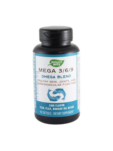 МЕГА 3/6/9 ОМЕГА БЛЕНД капсули * 90 NATURE'S WAY