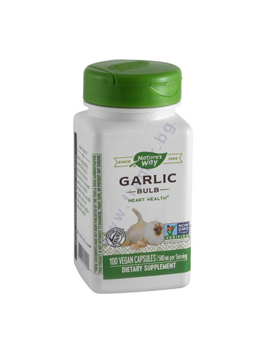 ЧЕСЪН (ЛУКОВИЦА) капсули 580 мг * 100 NATURE'S WAY