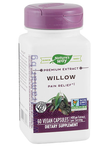 БЯЛА ВЪРБА КОРА капсули * 60 NATURE'S WAY