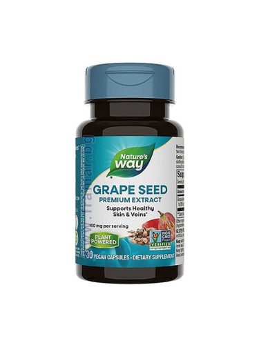 ГРОЗДОВО СЕМЕ капсули * 30 NATURE'S WAY