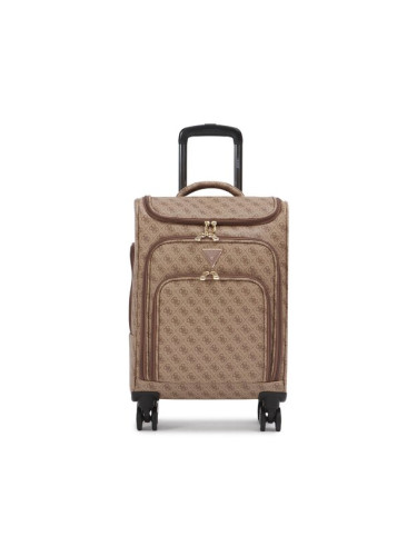 Guess Самолетен куфар за ръчен багаж Divvy (B) Travel TWB883 09830 Кафяв