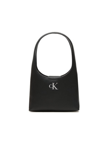 Calvin Klein Jeans Дамска чанта Minimal Monogram Shoulder Bag K60K610843 Черен