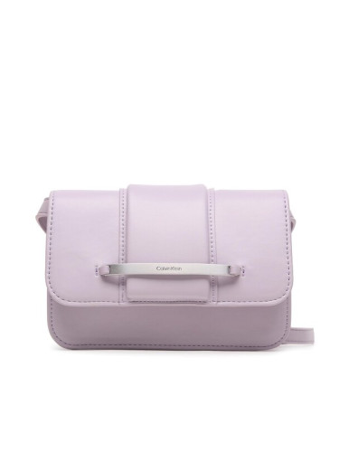 Calvin Klein Дамска чанта Bar Hardware Crossbody K60K610732 Виолетов