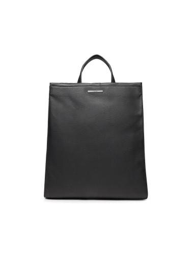 Сак Calvin Klein Modern Metal Tote K50K510540 Черен