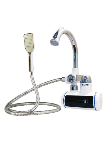 ЕЛEKТРИЧЕСКА СМЕСИТЕЛНА БАТЕРИЯ+ДУШ /стенен/ ELITE EHSD-2559