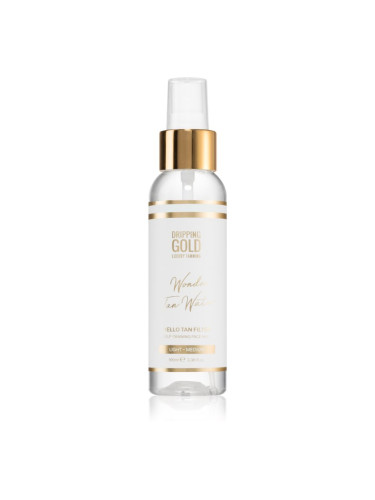 Dripping Gold Wonder Water Hello Tan автобронзираща мъгла за лице Light - Medium 100 мл.