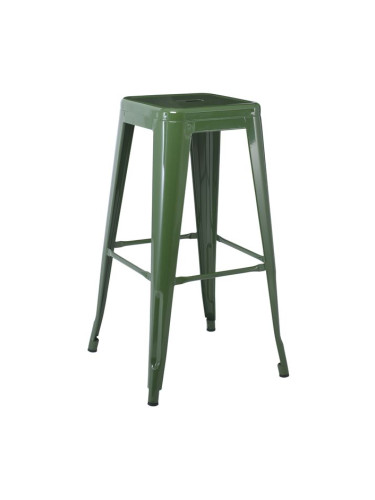 Бар стол тъмно зелен цвят