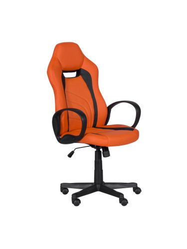 Геймърски стол  - оранжево - черен
