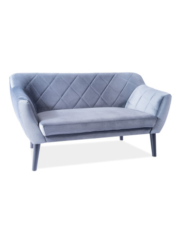 Двуместен диван - венге/сиво