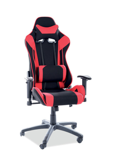 Геймърски стол - черен/червен