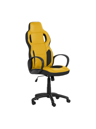 Геймърски стол   - черно-жълт