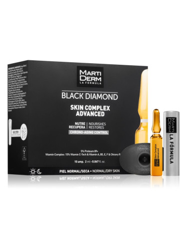 MartiDerm Black Diamond Skin Complex Advanced ампули за уморена кожа 10x2 мл.