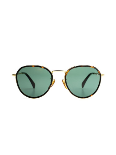 David Beckham DB 1010/G/S 086 QT 54 - кръгла слънчеви очила, мъжки, златни, огледални