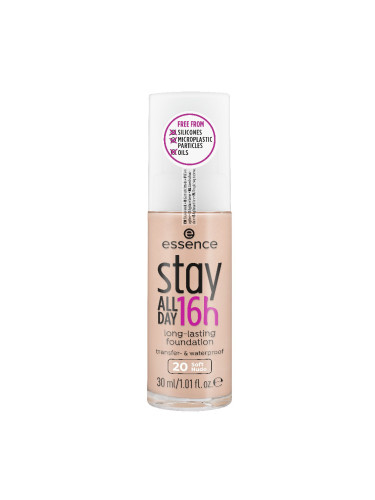 ESSENCE Stay All Day 16H Long-Lasting Foundation Фон дьо тен флуид   