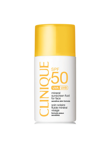 Clinique SPF50 Mineral Sunscreen Fluid For Face  Слънцезащитен продукт дамски 30ml