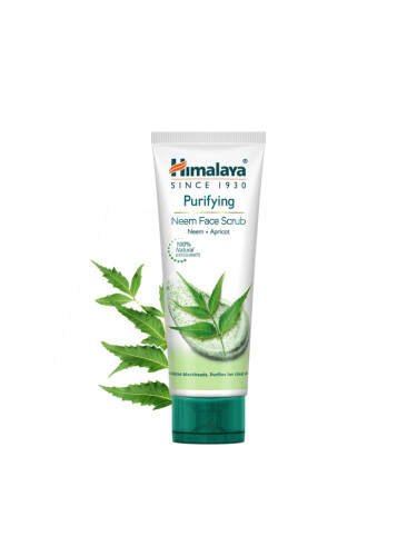 Почистващ ексфолиант за лице с нийм, Himalaya Wellness, 75 ml