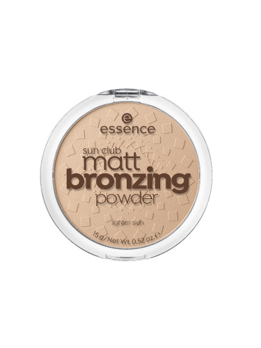 ESSENCE Sun Club Matt Bronzing Powder 01 Бронзиращо покритие   