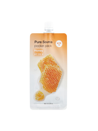 Missha Pure Source Pocket Pack (Honey) Маска за лице дамски 10ml
