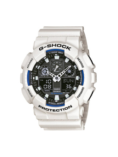Часовник G-Shock GA-100B-7AER White/Black