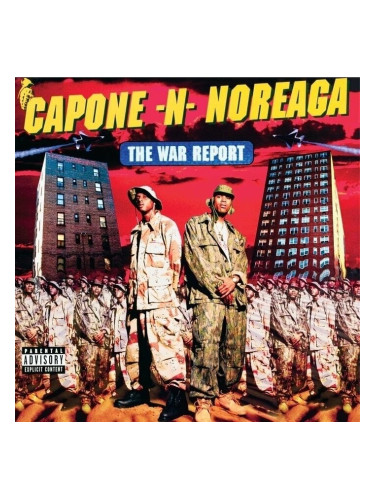 Capone-N-Noreaga - War Report (Clear With Red & Blue Splatter) (2 LP)