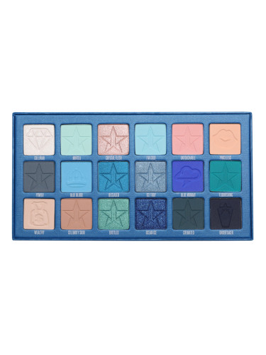 Jeffree Star blue blood eyeshadow palette Сенки палитра   