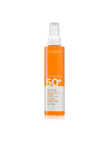 Clarins Sun Care Lotion Spray слънцезащитен спрей SPF 50+ 150 мл.