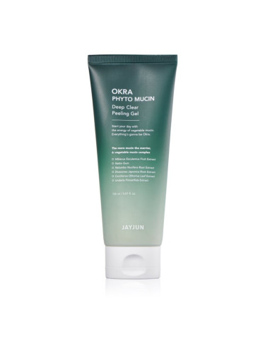 Jayjun Okra Phyto Mucin Deep дълбоко почистващ гел с пилинг ефект 150 мл.