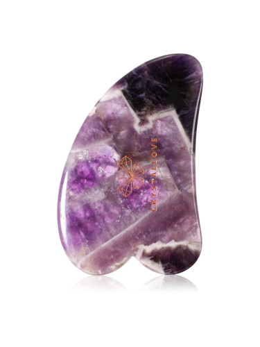 Crystallove Amethyst Gua Sha масажно приспособление 1 бр.